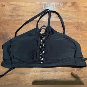 Black Strappy Bikini Top